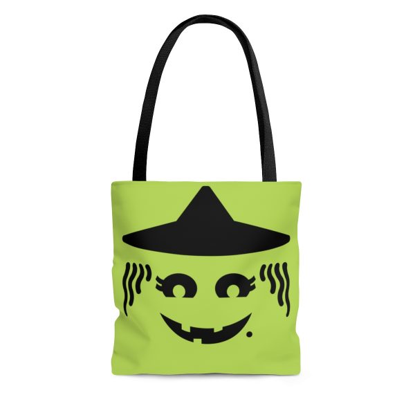 Vintage Retro Trick Or Treat Witch AOP Tote Bag