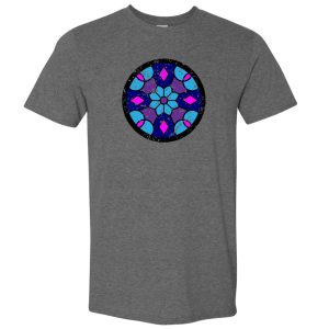 Lunar Lotus Stained Glass T-Shirt