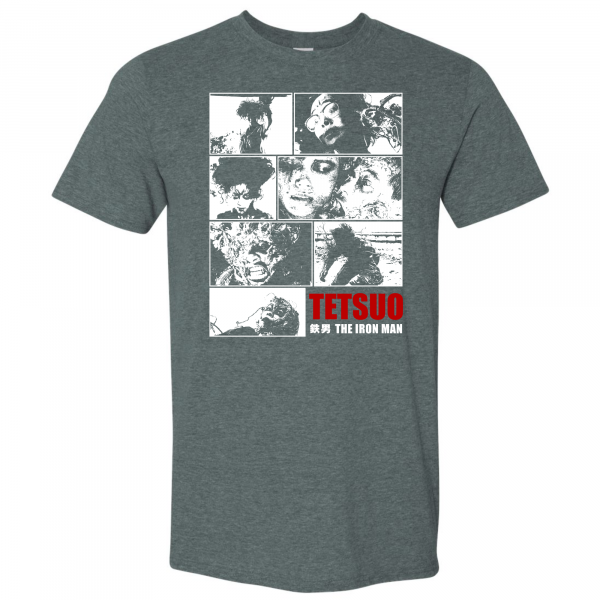 Tetsuo The Iron Man Grey T-Shirt