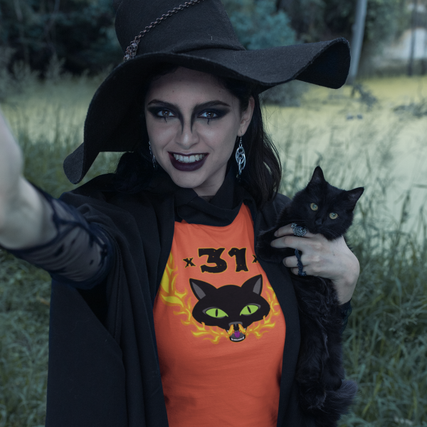 Halloween Hellcat T-Shirt