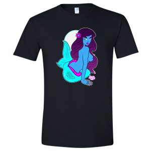 Moonlit Mermaid Neon T-Shirt