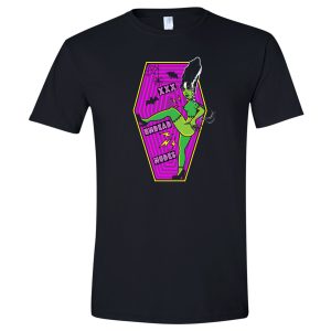 XXX Undead Nudes Neon Bride of Frankenstein T-Shirt