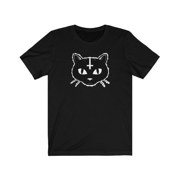 Black Magic Inverted Cross Cat T-Shirt