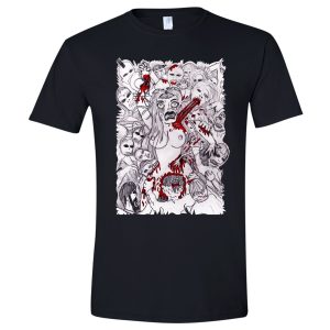 Eaten Alive Naked Zombie Horror T-Shirt