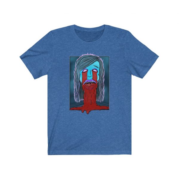 The Crying Ghost Blood Soaked Horror T-Shirt - Image 4