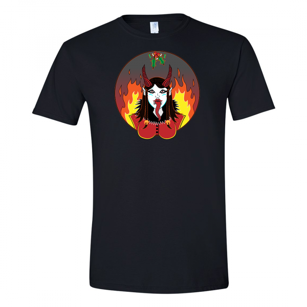 Krampus Kiss Holiday T-Shirt - Image 2