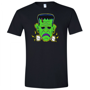 Frankenstein Monster Face Black