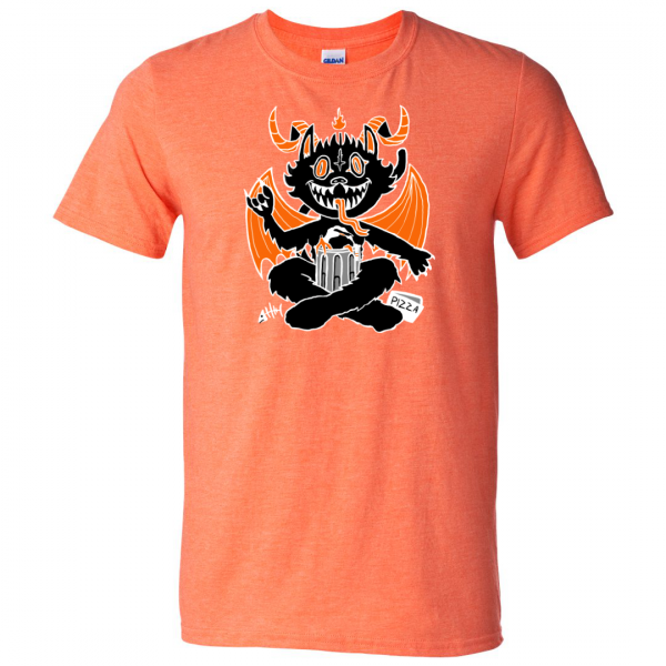 Catphomet Trash Cat Orange T-Shirt