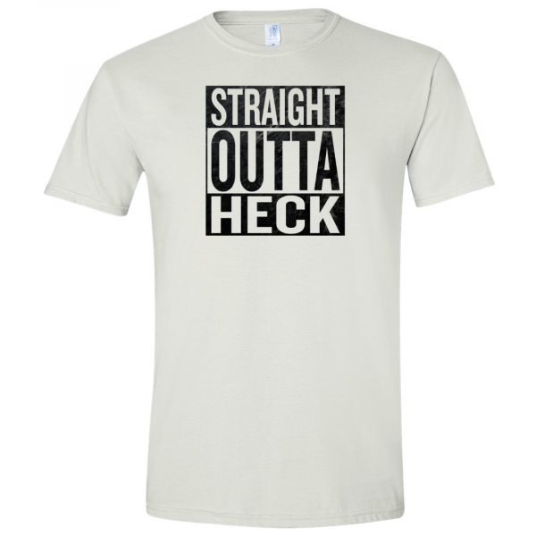Straight Outta Heck White T-Shirt