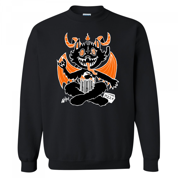 Catphomet Trash Cat Crewneck Sweatshirt
