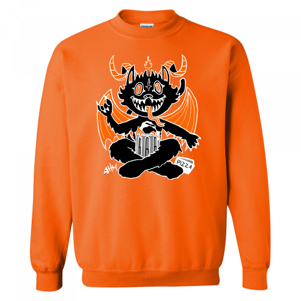 Catphomet Trash Cat Crewneck Sweatshirt