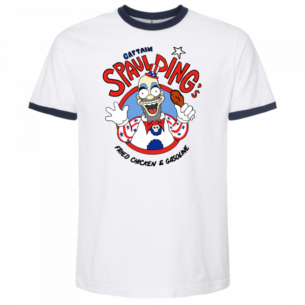 Captain Spaulding Blue Ringer T-Shirt